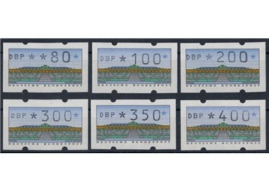 GERMANY BRD 1993 Automatic Stamps 6v MNH**