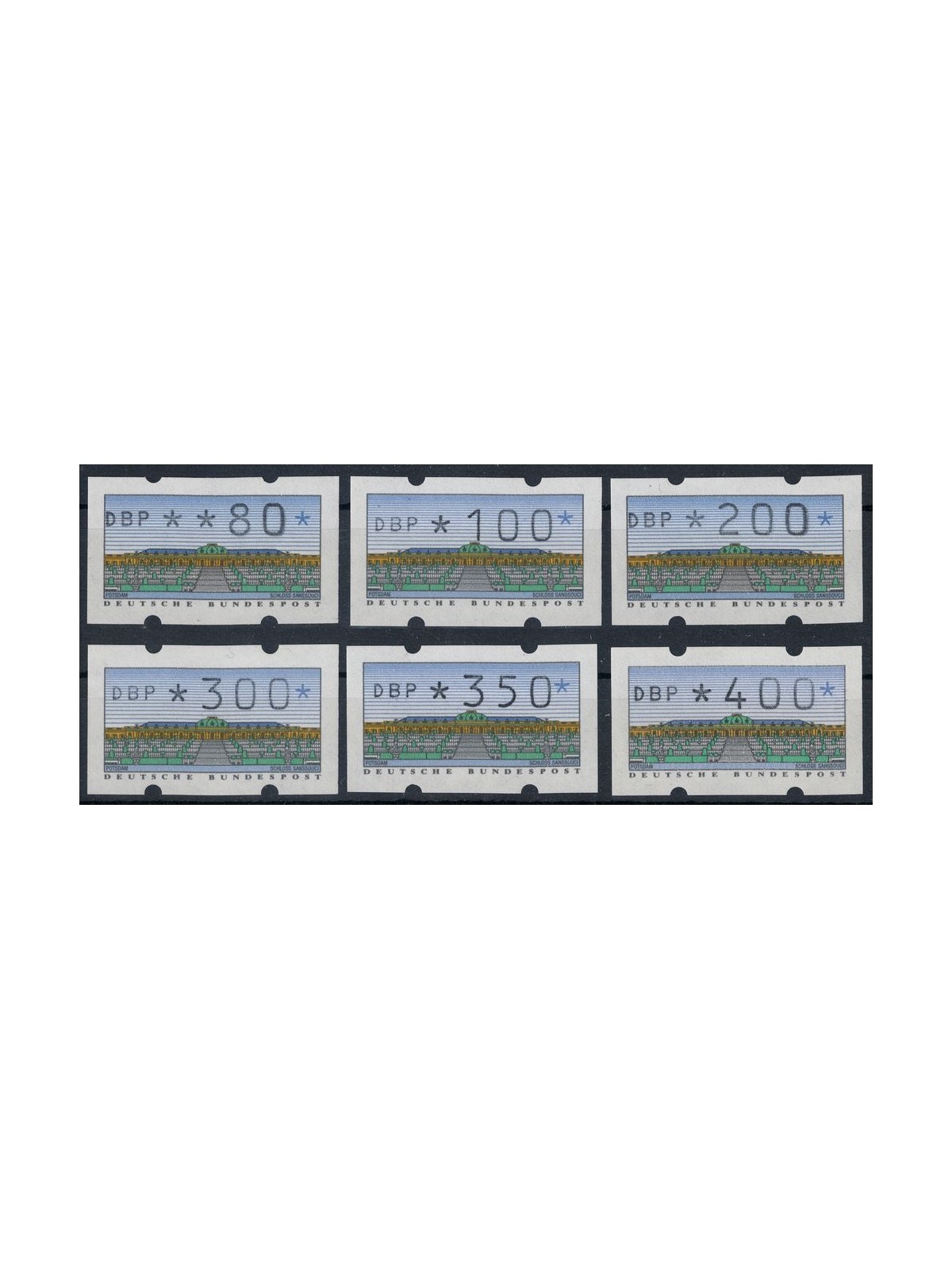 GERMANIA BRD 1993 Francobolli Automatici 6v MNH**