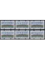 GERMANY BRD 1993 Automatic Stamps 6v MNH**