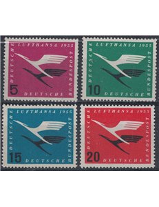 GERMANY BRD 1955 Lufthansa 4v MNH**