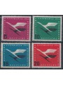 GERMANY BRD 1955 Lufthansa 4v MNH**