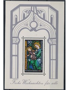 BERLIN 1977 Christmas 1 s/s MNH**