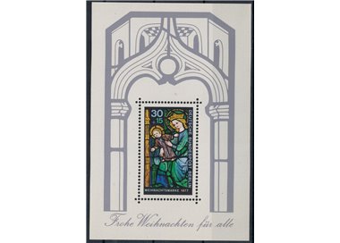 BERLINO 1977 Natale 1 BF MNH**