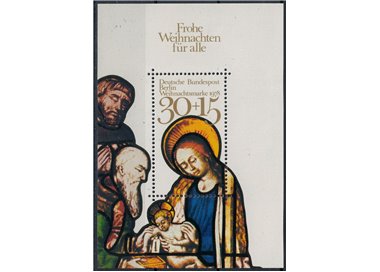 BERLINO 1978 Natale 1 BF MNH**