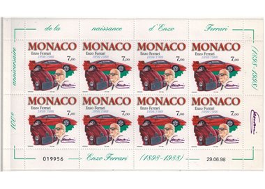 MONACO 1998 Enzo Ferrari MF MNH**