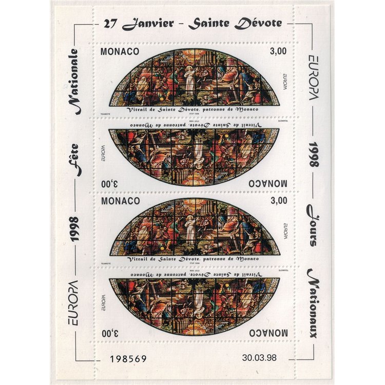 MONACO 1998 Europa (I) MF MNH**