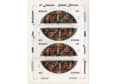 MONACO 1998 Europe (I) m/s MNH**