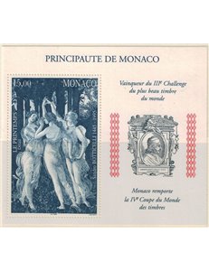 MONACO 1997 Sandro Botticelli BF MNH**