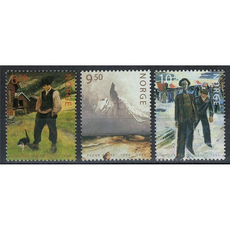 NORWAY 2004 Paintings 3v MNH**