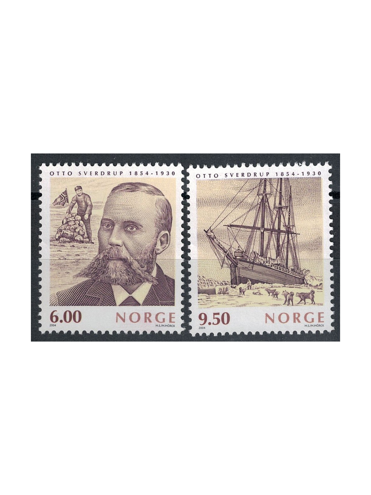 NORWAY 2004 Otto Sverdrup 2v MNH**