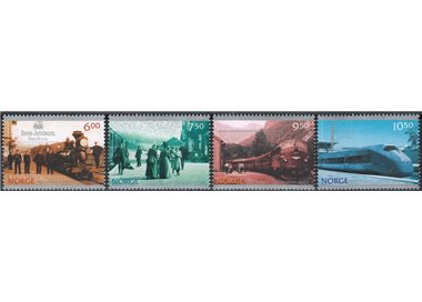 NORVEGIA 2004 Ferrovie norvegesi 4v MNH**