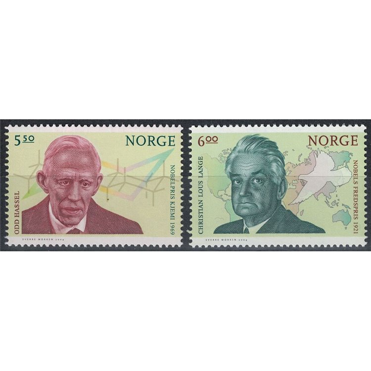 NORVEGIA 2004 Premi Nobel norvegesi 2v MNH**
