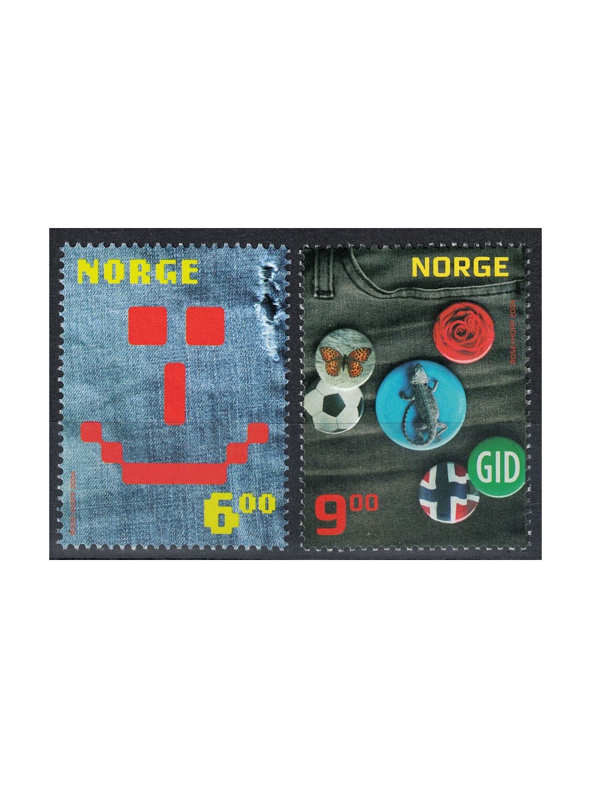 NORWAY 2004 Youth 2v MNH**