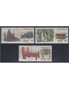 NORVEGIA 2004 Nave di Oseberg 3v MNH**