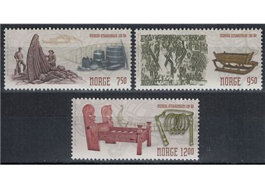 NORWAY 2004 Oseberg Ship 3v MNH**