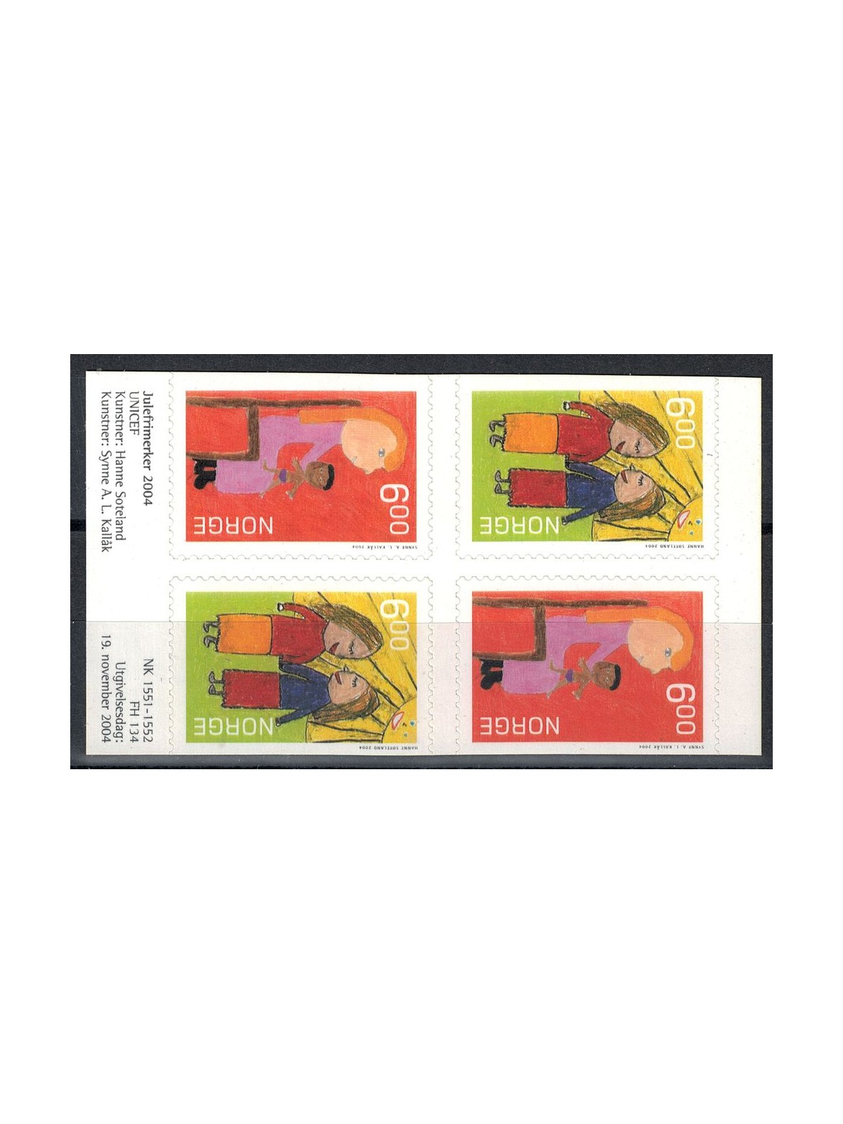 NORVEGIA 2004 Natale 4v MNH**