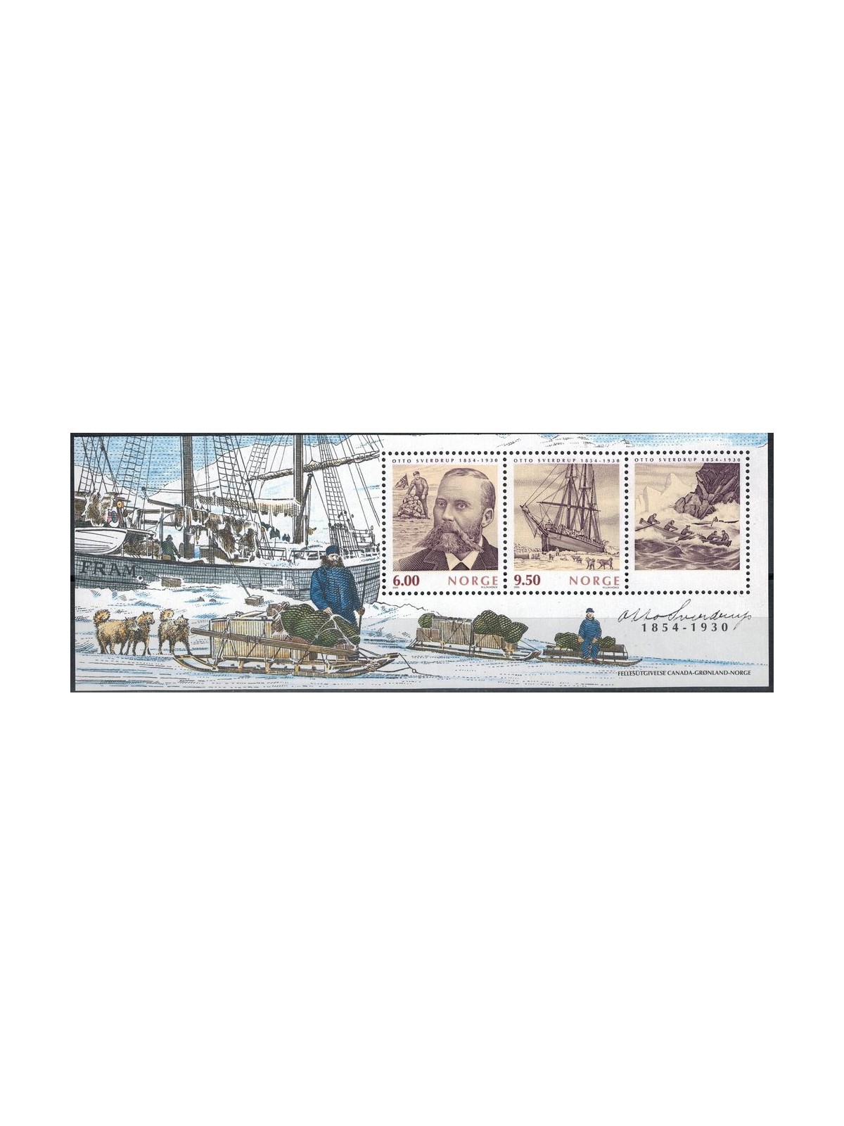 NORVEGIA 2004 Otto Sverdrup BF MNH**