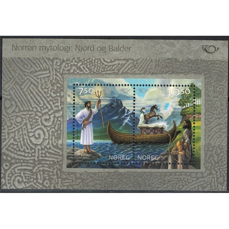 NORVEGIA 2004 Norden, mitologia nordica BF MNH**