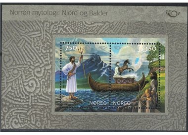 NORVEGIA 2004 Norden, mitologia nordica BF MNH**