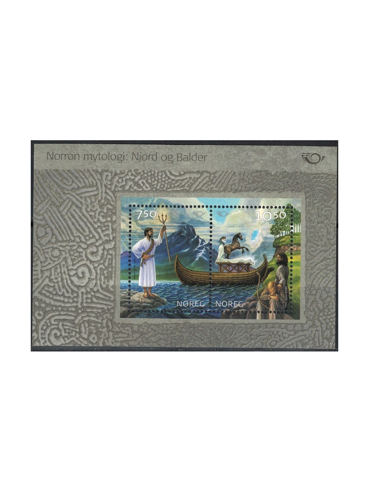 NORWAY 2004 Norden, Nordic mythology s/s MNH**