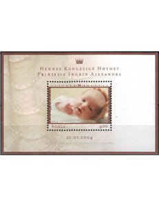 NORWAY 2004 Princess Ingrid Alexandra s/s MNH**