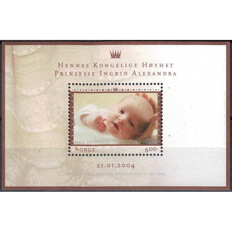 NORWAY 2004 Princess Ingrid Alexandra s/s MNH**