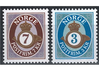 NORVEGIA 2005 Corno di posta, serie ordinaria 2v MNH**