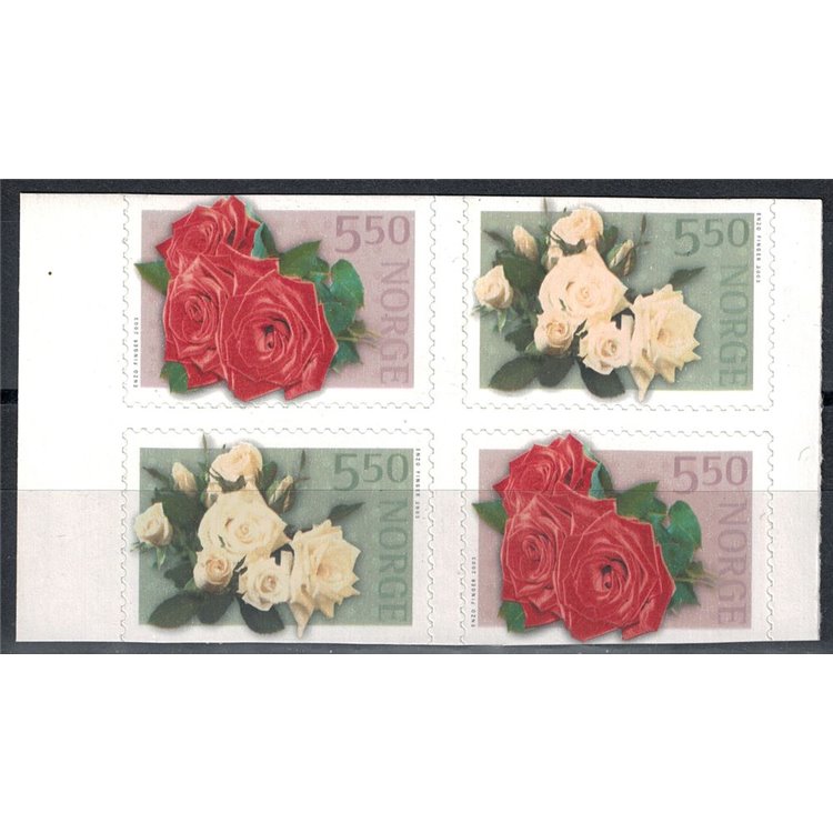 NORVEGIA 2003 Fiori, rose 4v MNH**