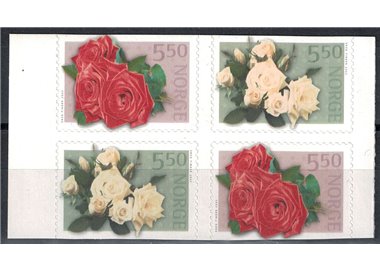 NORVEGIA 2003 Fiori, rose 4v MNH**