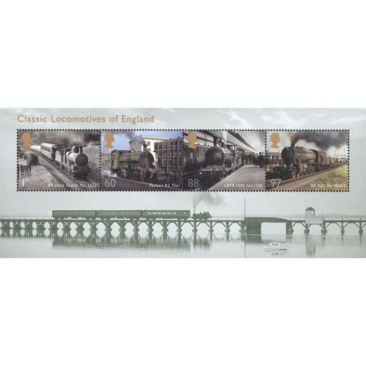GRAN BRETAGNA 2011 Locomotive BF MNH**