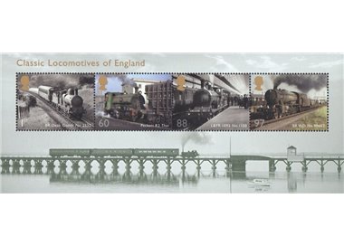 GRAN BRETAGNA 2011 Locomotive BF MNH**
