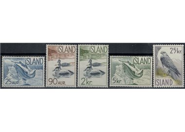 ISLANDA 1959 Fauna selvatica 5v MNH**