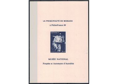 MUNICH 1990 Promotion of philately, Pierrot the writer, deluxe proof