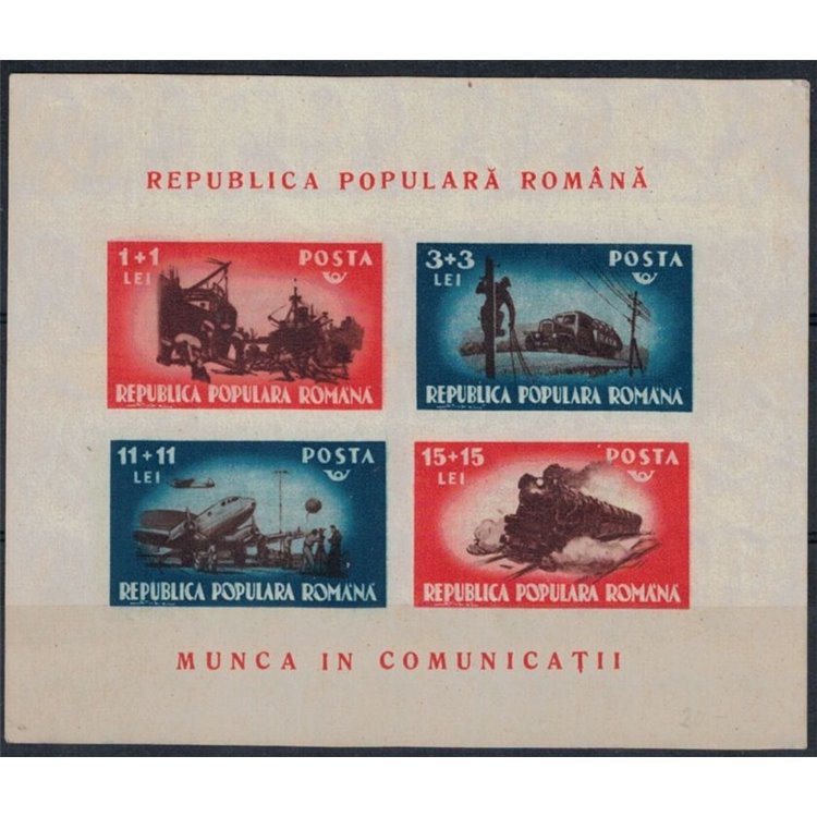 ROMANIA 1948 Transport s/s MNH**