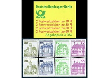 BERLINO 1980 Castelli e residenze LB MNH** 12 B