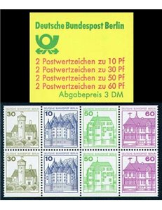 BERLIN 1980 Castles and residences booklet MNH** 12 C