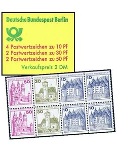 BERLIN 1977 Castles and residences booklet MNH**