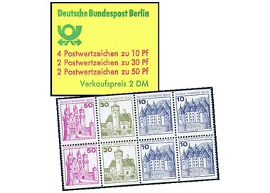 BERLIN 1977 Castles and residences booklet MNH**