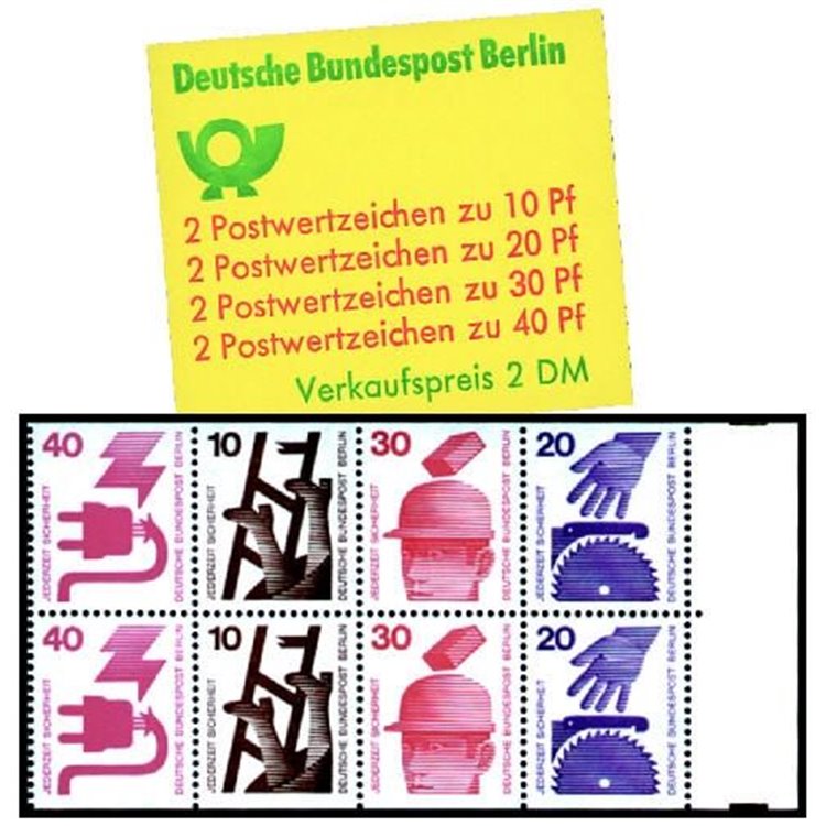 BERLIN 1974 Castles and residences booklet MNH**