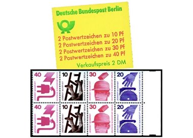 BERLIN 1974 Castles and residences booklet MNH**
