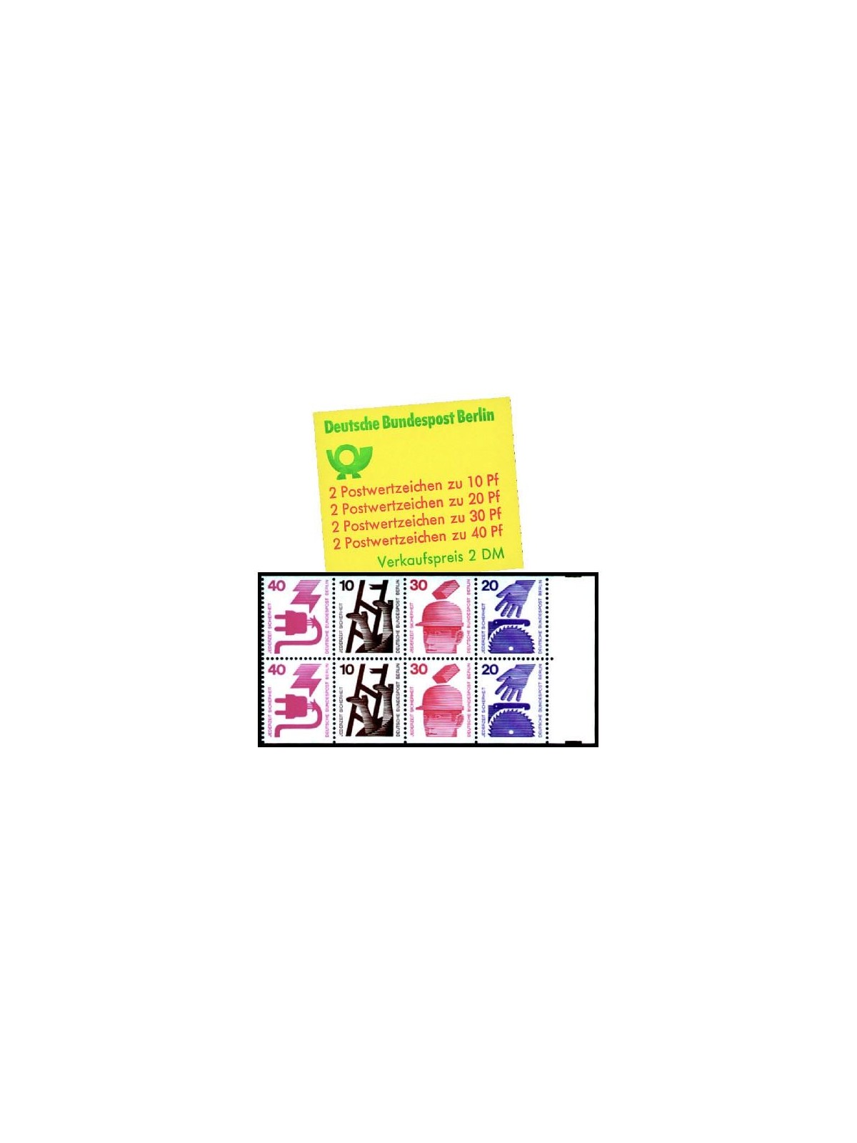 BERLIN 1974 Castles and residences booklet MNH**