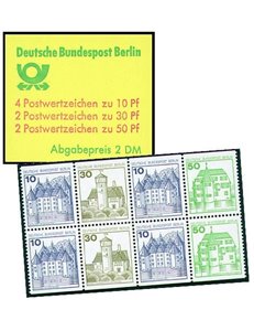 BERLINO 1980 Castelli e residenze LB MNH** 11 F
