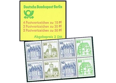 BERLIN 1980 Castles and residences booklet MNH** 11 H