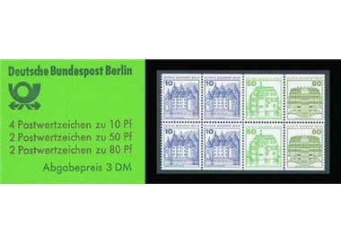 BERLINO 1982 Castelli e residenze LB MNH**