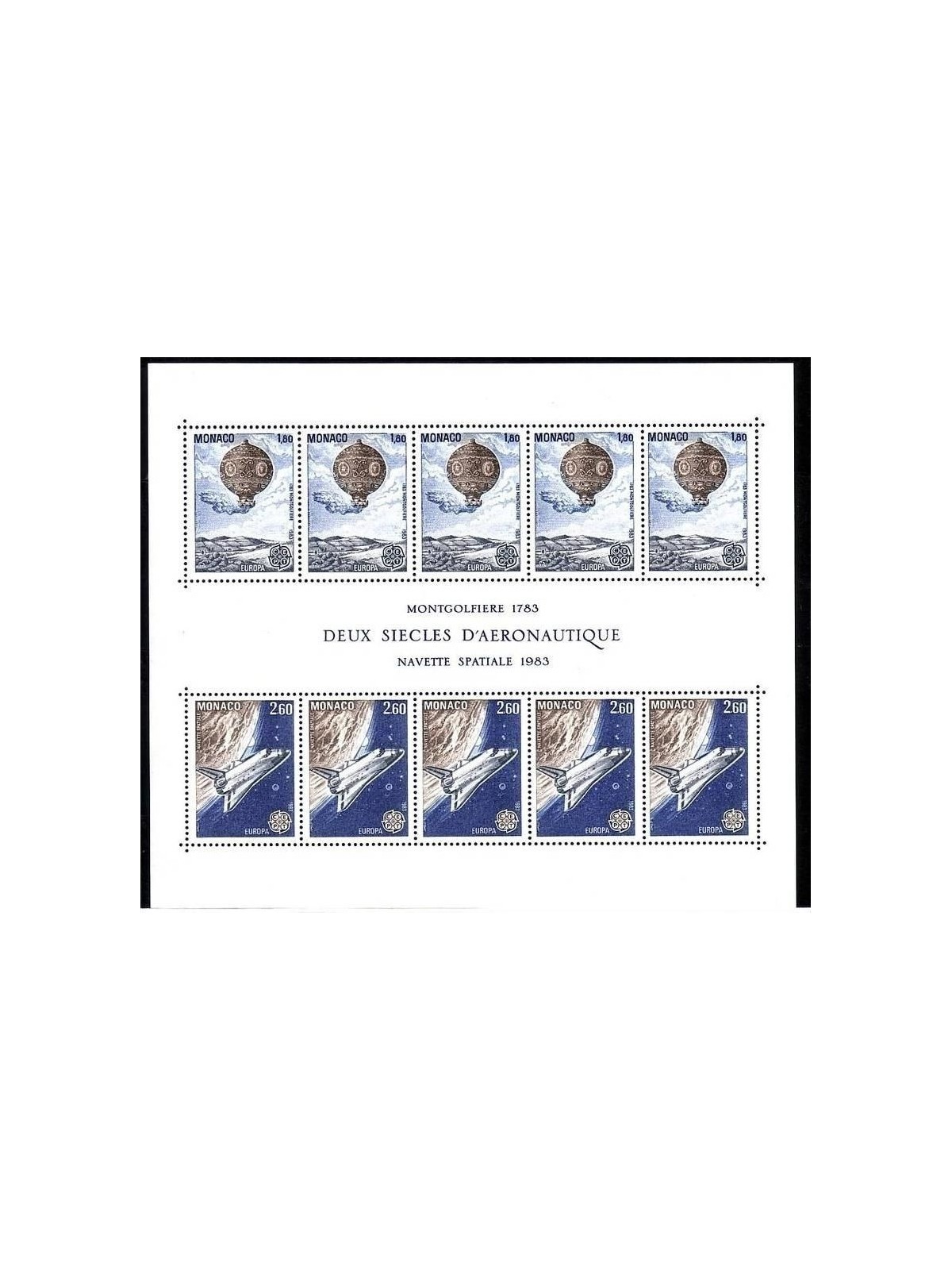 MONACO 1983 Europa BF MNH**