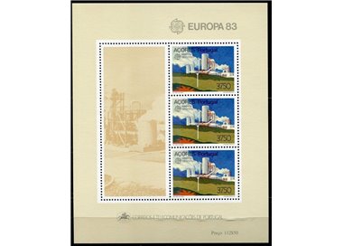 AZORES 1983 Europe s/s MNH**