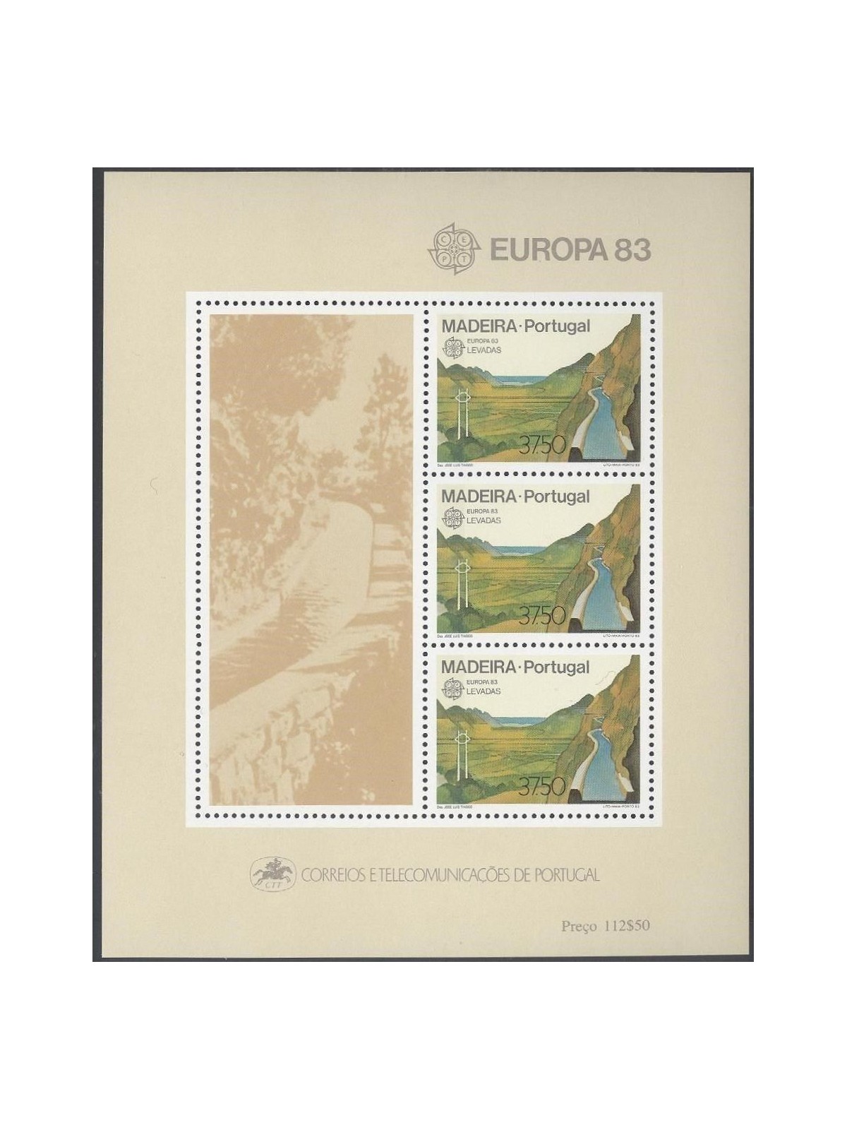 MADERA 1983 Europa BF MNH**
