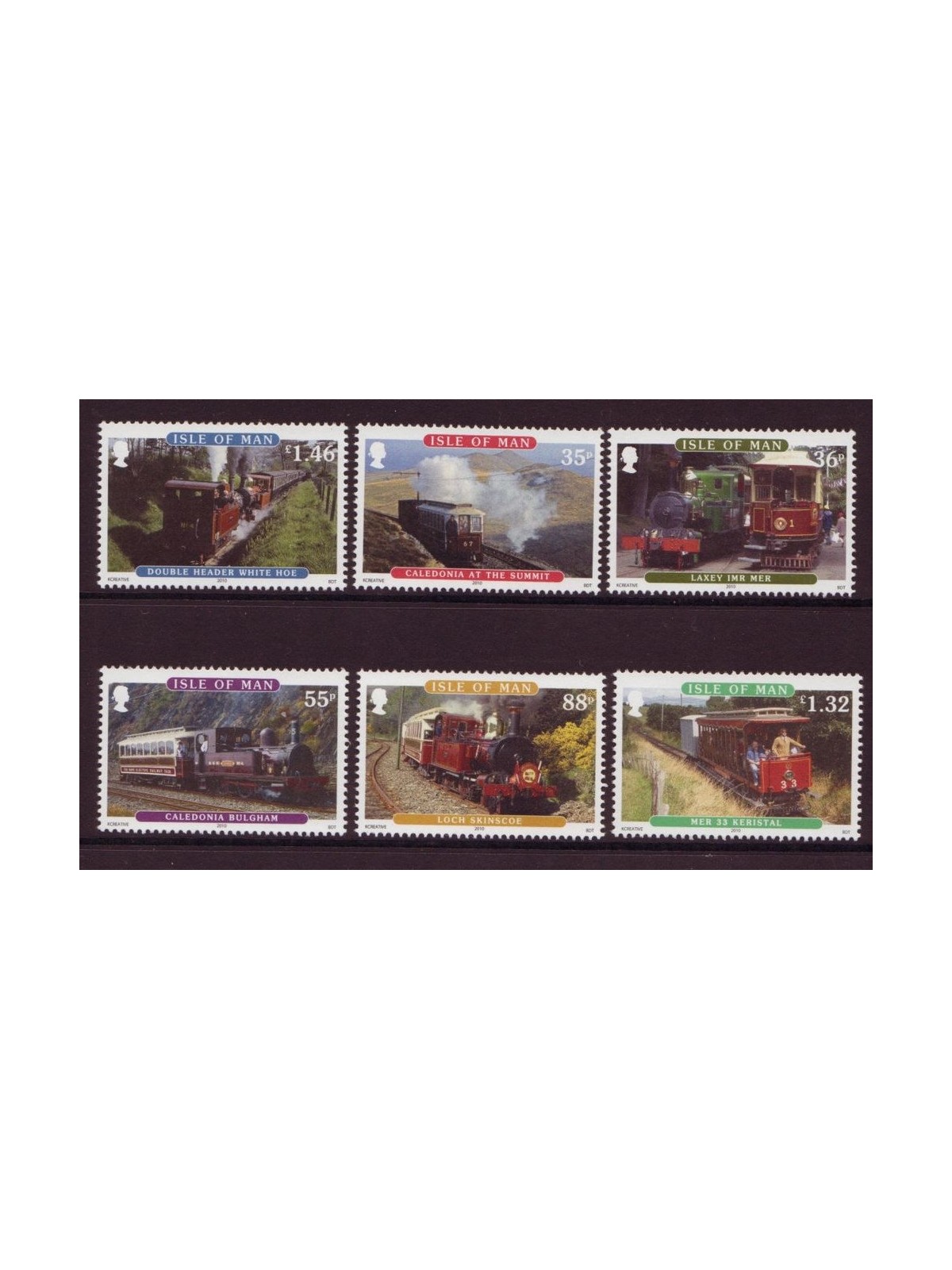 MAN 2010 Local railways (locomotives) 6v MNH**