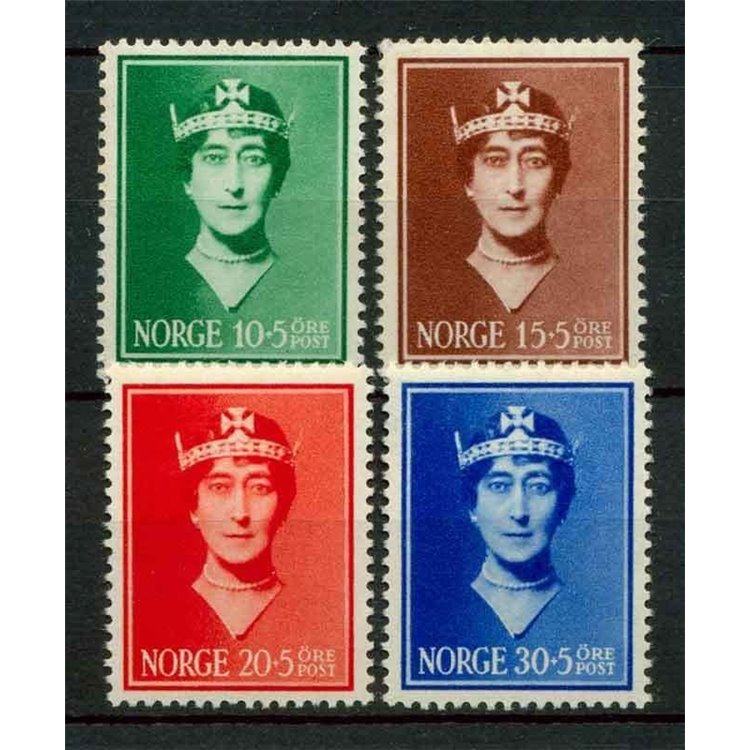 NORWAY 1939 In memory of Queen Maud 4v MNH**