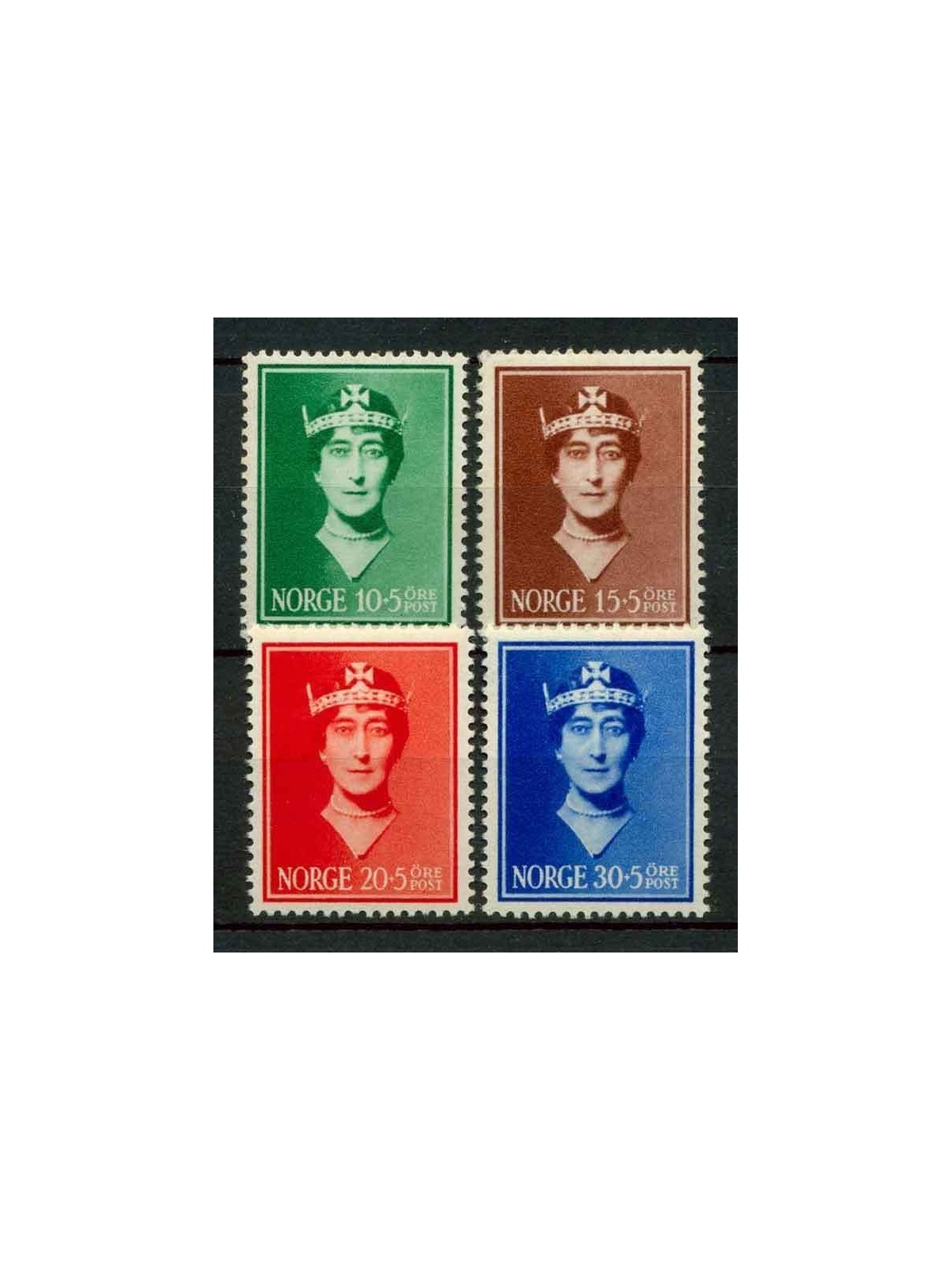 NORWAY 1939 In memory of Queen Maud 4v MNH**